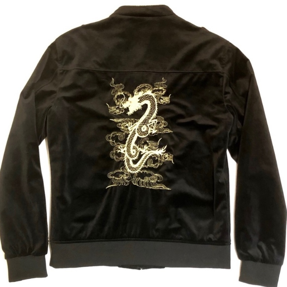 Velour Bomber Jacket Men’s L